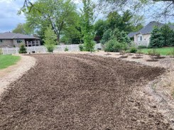 Newly mulched area
