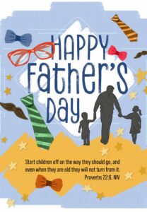 Happy Father's Day. Sunday bulletin for June 21